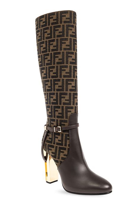 fake fendi monogram boots|Fendi clothing for women.